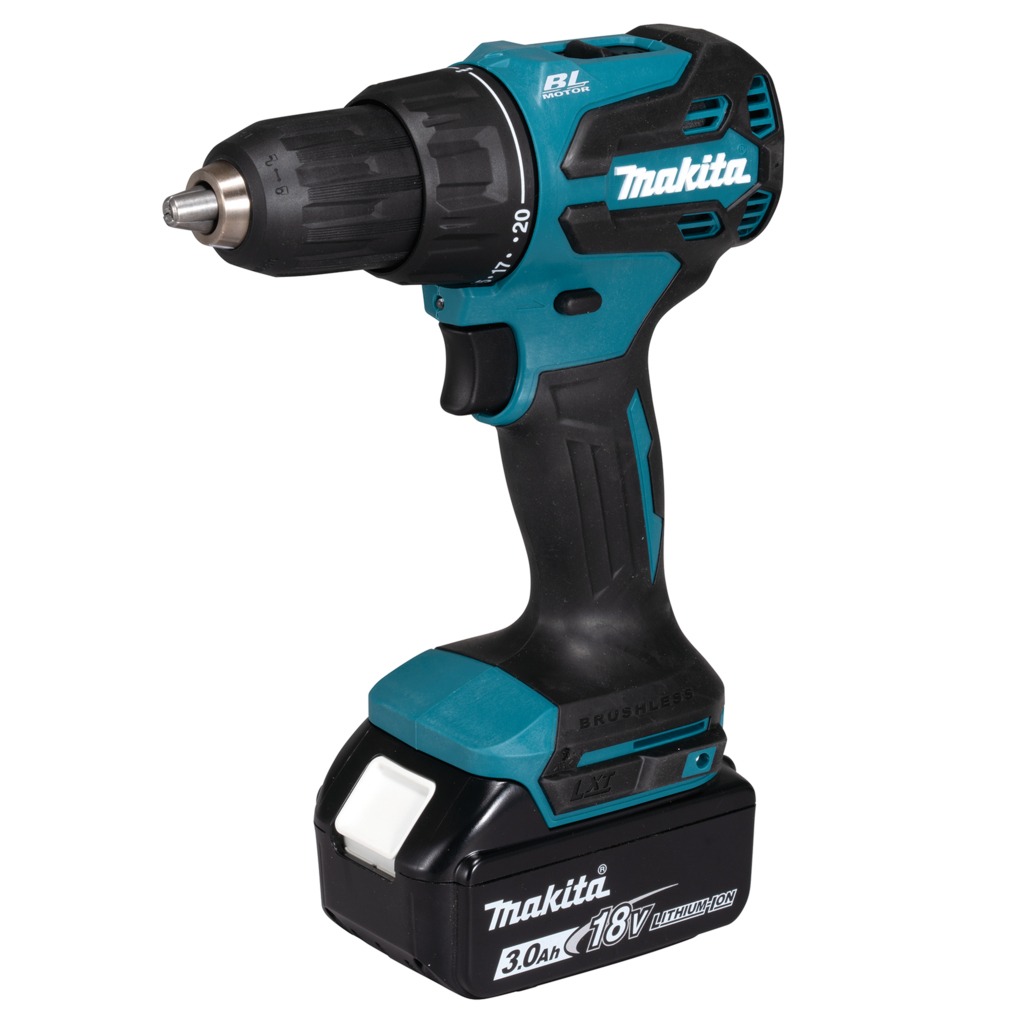 Makita DHP490SF1J Perceuse/visseuse &agrave; percussion LXT 18 V avec 3.0Ah et chargeur en Mbox