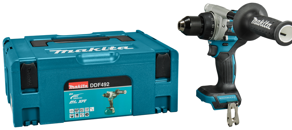 Makita DDF492ZJ Perceuse/visseuse LXT 18V hors batteries et chargeur en Mbox