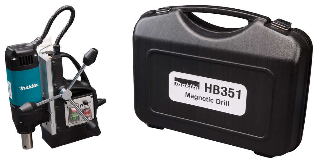 Makita HB351 Perceuse &agrave; noyau magn&eacute;tique 35 mm 230 V dans un coffret