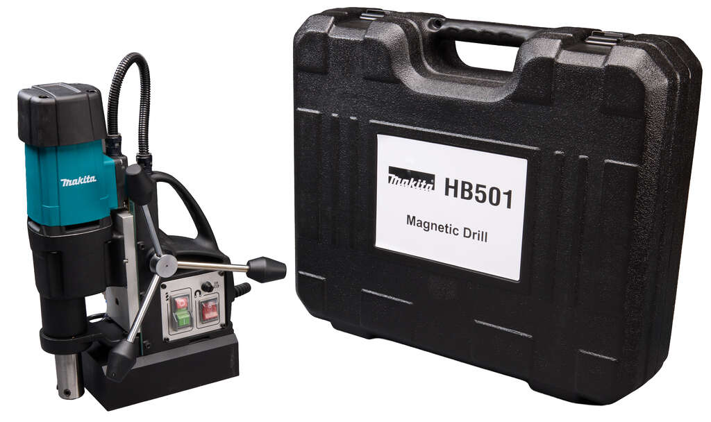 Makita HB501 Perceuse &agrave; noyau magn&eacute;tique 50 mm 230 V dans un coffret