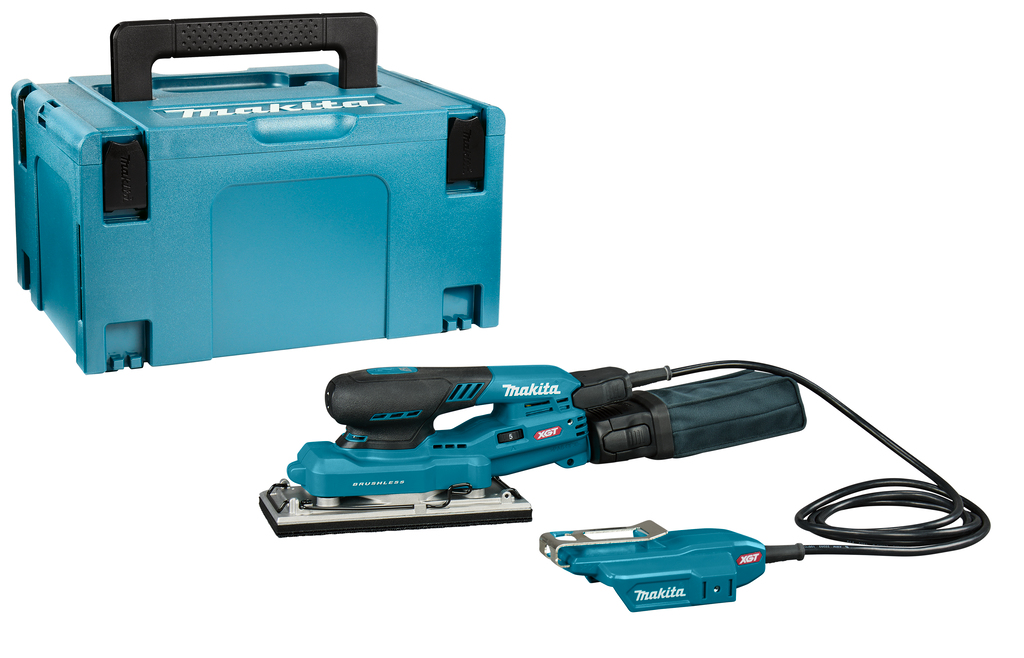 Makita BO007CGZ01 Ponceuse orbitale XGT 40V Max 93x185 mm hors batteries et chargeur dans Mbox