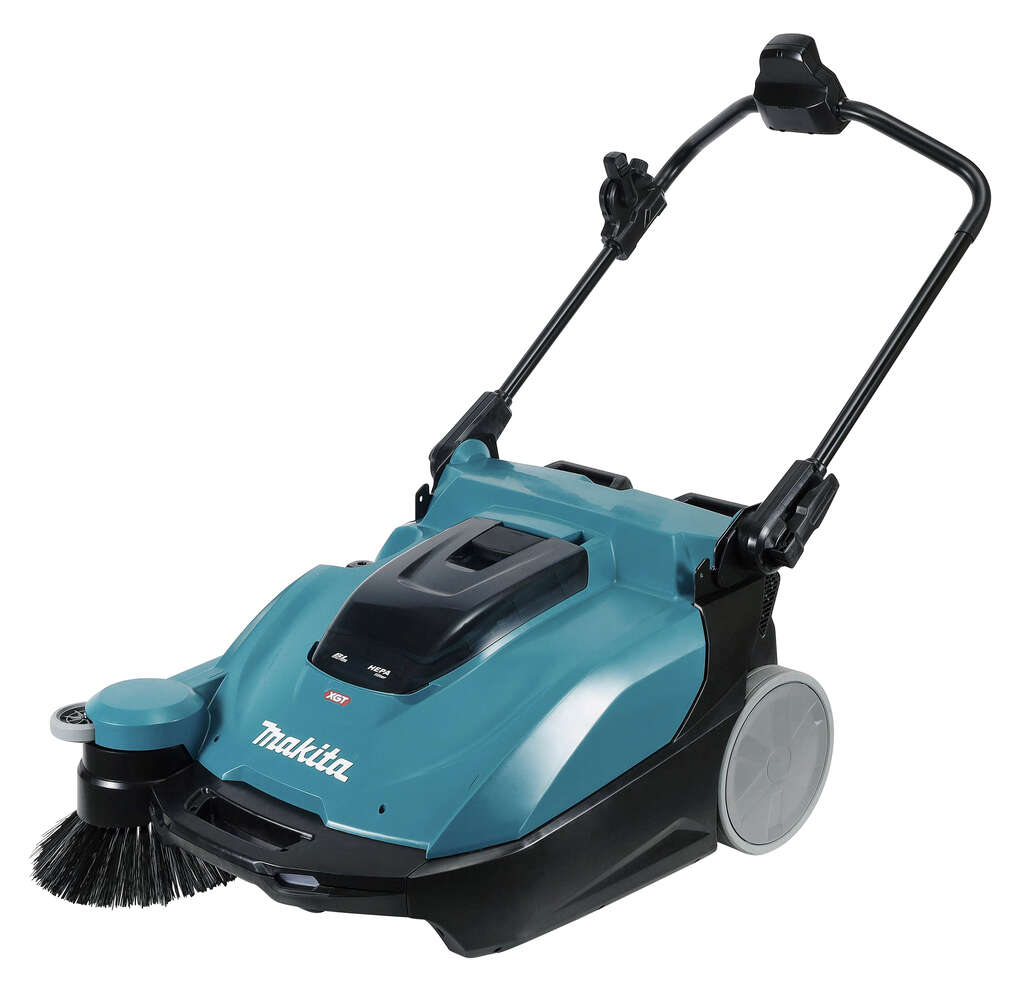 Makita VS001GU201 Balayeuse-aspiratrice &agrave; batterie XGT 40V Max, avec 2 batteries 40V 4,0 Ah et un chargeur rapide dans son coffret