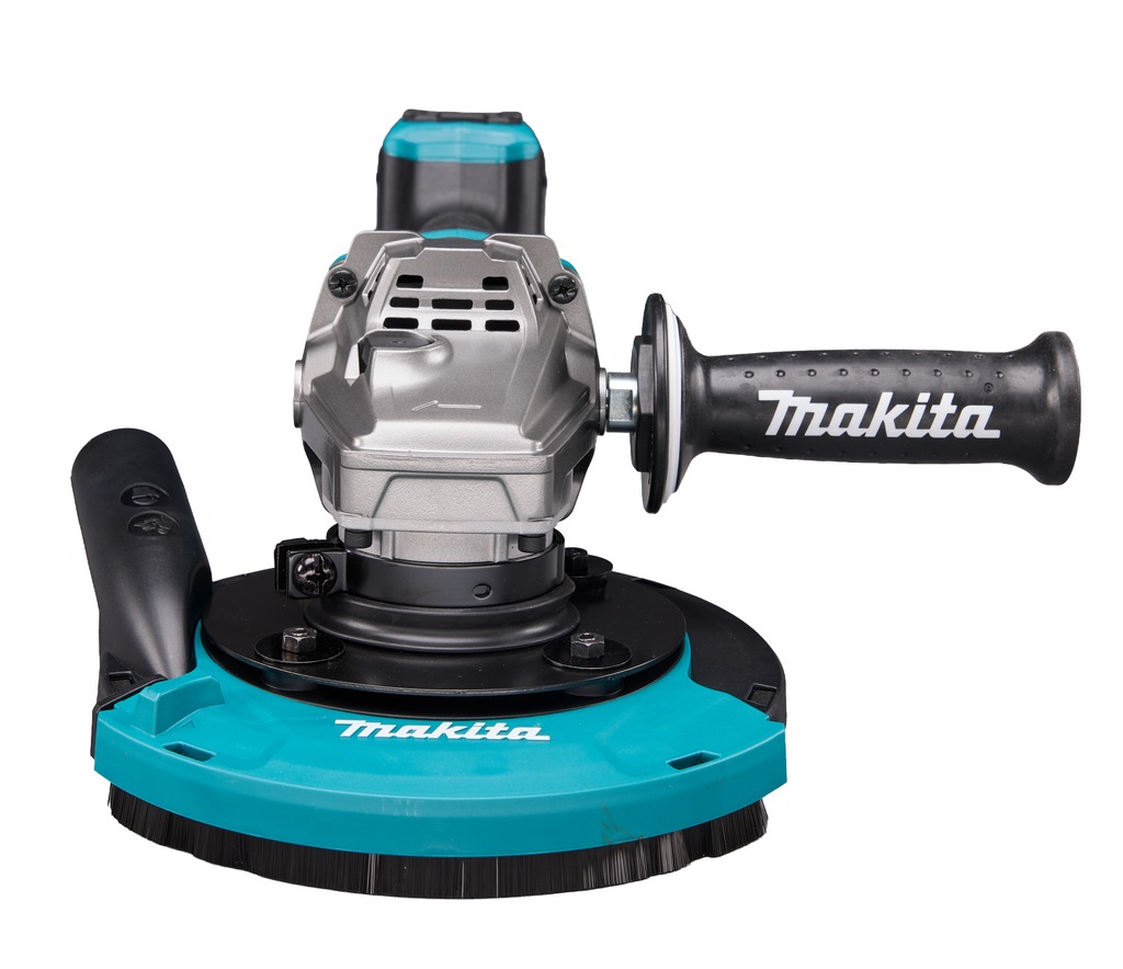 Makita GA038GZ08 Meuleuse d'angle XGT 40V Max Accu 230 mm avec capot d'aspiration et interrupteur de s&eacute;curit&eacute; hors batterie et chargeur en bo&icirc;te
