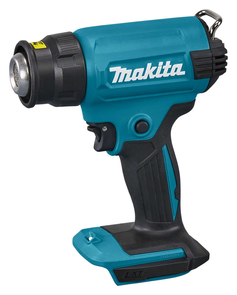 Makita DHG180Z01 Pistolet &agrave; air chaud LXT 18 V &agrave; batterie, sans batteries ni chargeur, dans un coffret contenant divers embouts