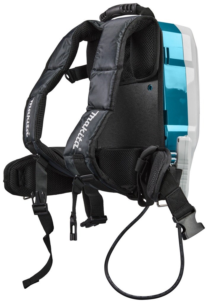 Makita VC008GU201 XGT 40 V Max Batterie arri&egrave;re aspirateur 36V 180mbar 2400l/min incl. 2x4Ah et chargeur rapide dans la bo&icirc;te