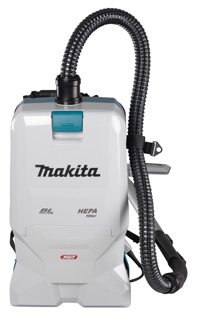 Makita VC011GU201 XGT 40 V Max Batterie arri&egrave;re aspirateur 36V 200mbar 2400l/min incl. 2x4Ah et chargeur en bo&icirc;te