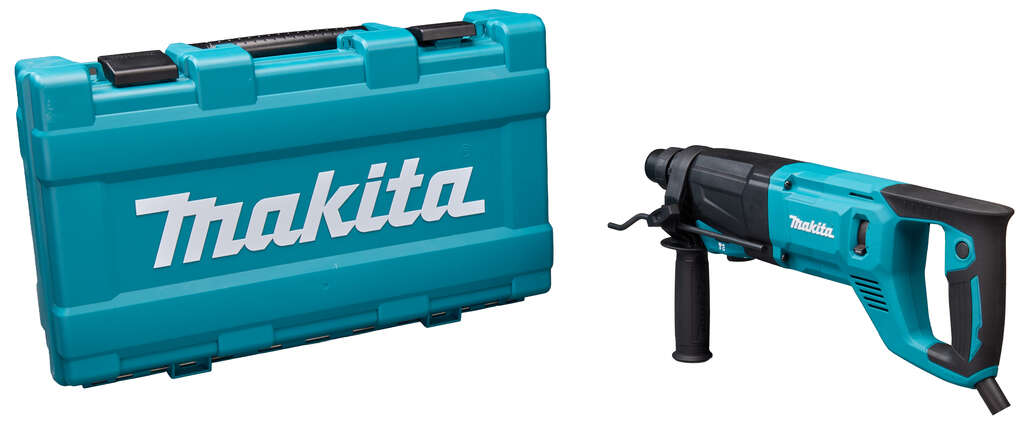 Makita HR2680 Marteau combin&eacute; &agrave; poign&eacute;e en D, 230 V, dans un coffret