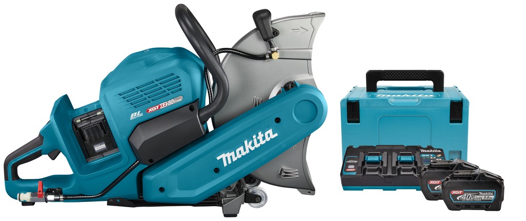 Makita CE001GT202X Tronçonneuse de 355 mm 2 x 40V Max 5.0Ah Li-Ion