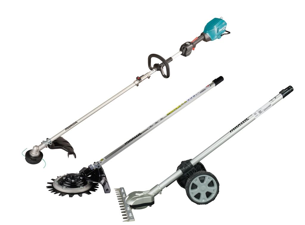 Makita UX01GZNL1 Battery Combi System D-handle 40V Max excl. batteries et chargeur + débroussailleuse + coupe-bordures et barre de coupe