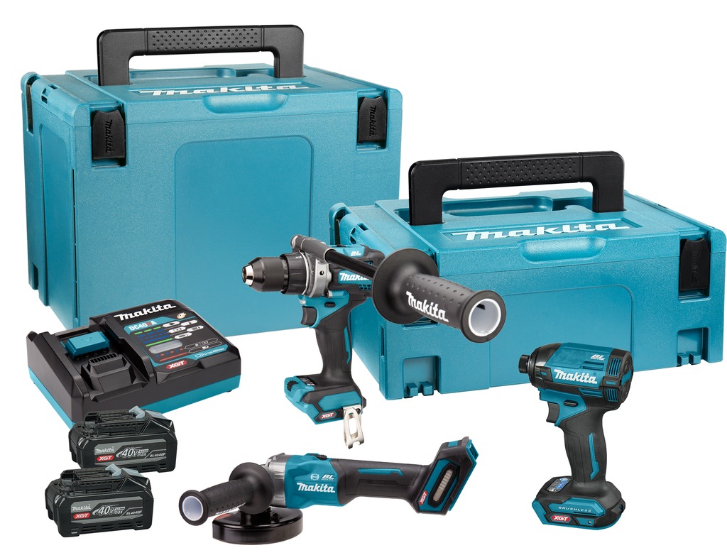 Makita DK400NX Combiset - 3 machines 40V max 4.0Ah Li-Ion en MBox