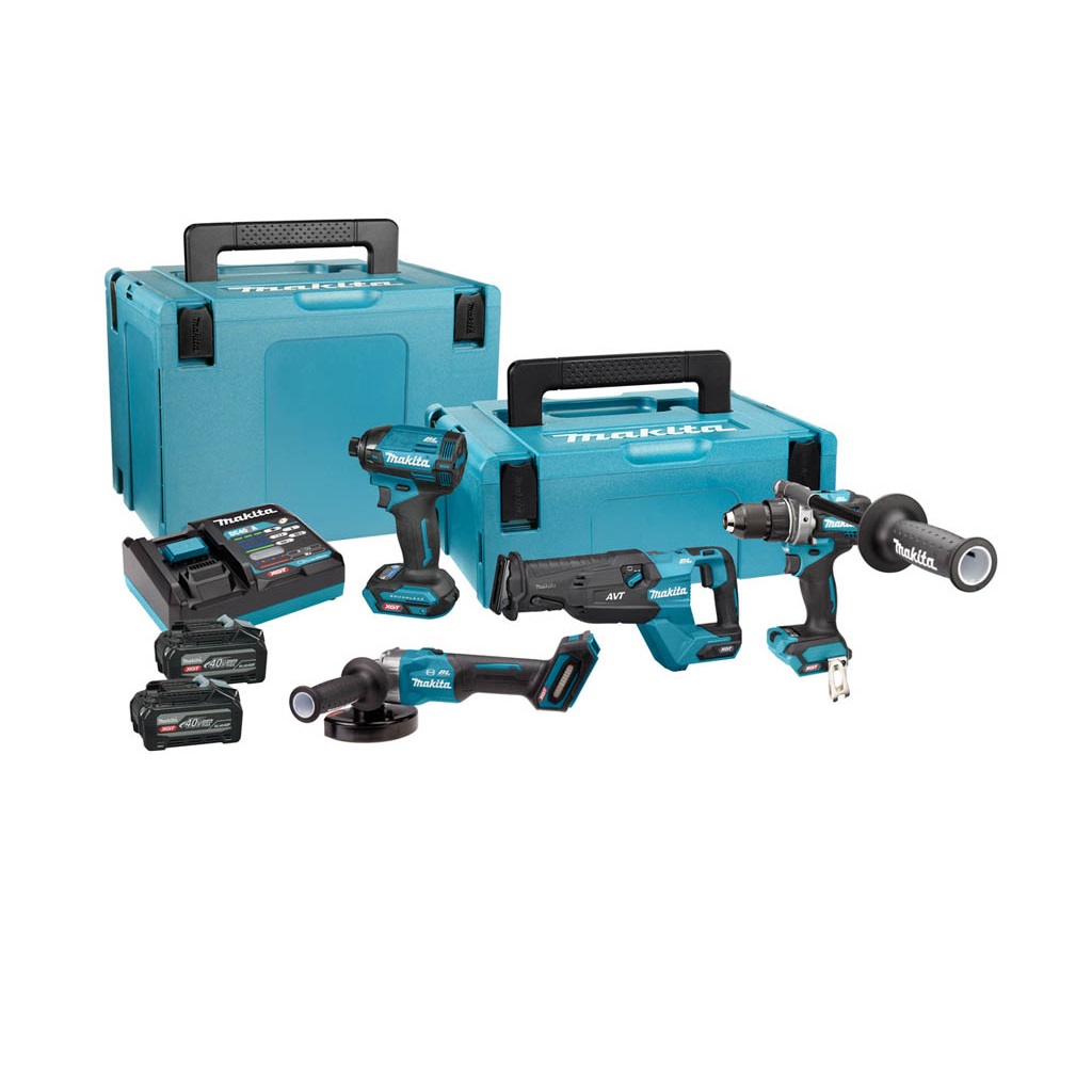 Makita DK401NX Combiset - 4 machines 40V max 4.0Ah Li-Ion en MBox