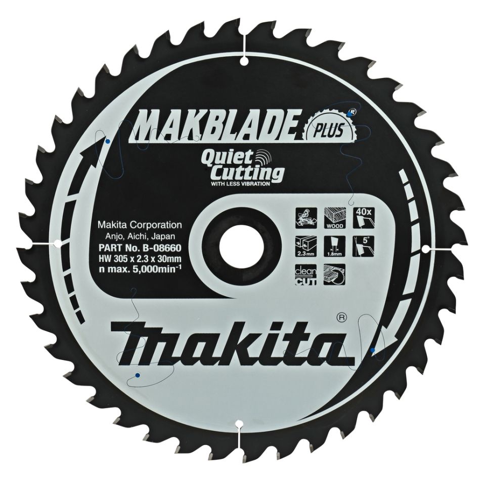 Makita Accessoires B-08660 Lame de scie HM Silence