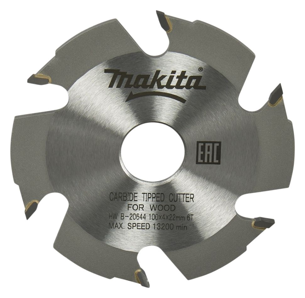 Makita Accessoires B-20644 Lame de scie à stratifier HM 100x22x4 6T