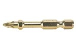 Makita Accessoires B-28298 XTT Embout de clé à chocs Forme E Pozidriv 3 50 mm Par 2 Pièces