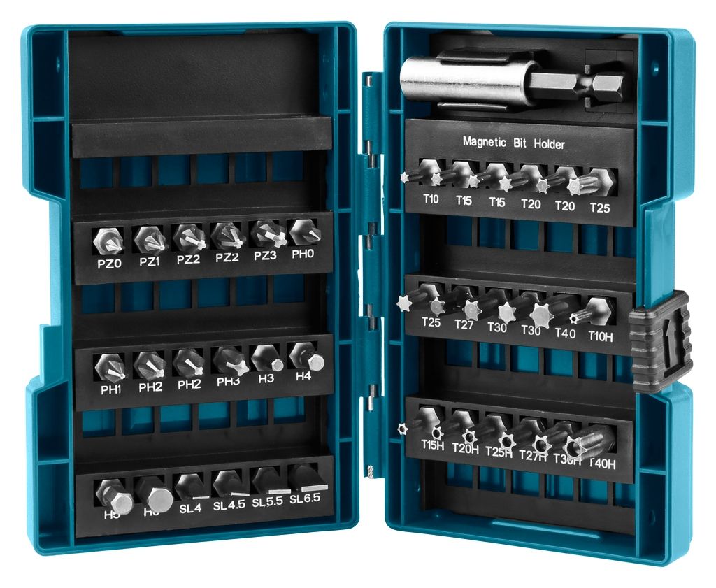 Makita Accessoires B-28606 Jeu d'embouts de vis 37 pièces
