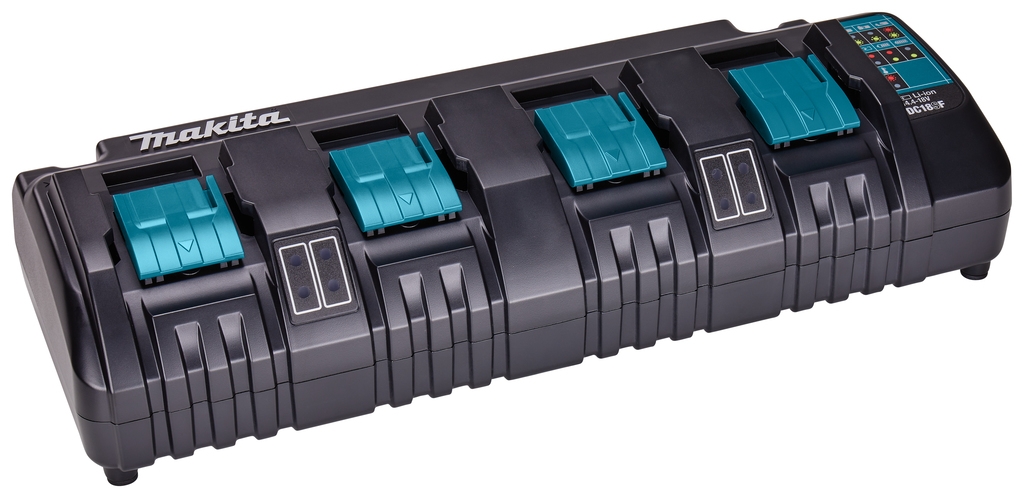 Makita Accessoires 196426-3 DC18SF Chargeur multiple à 4 ports pour LXT 14.4 - 18 volts
