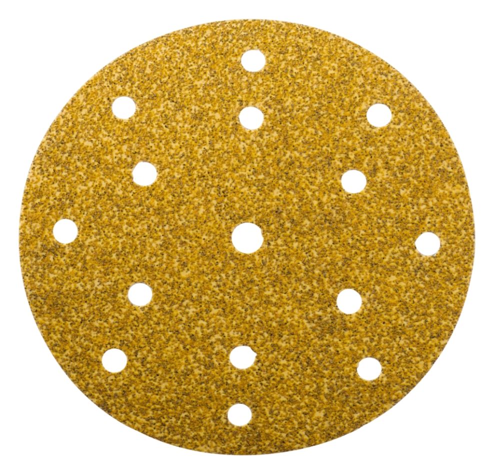 Makita Accessoires B-39300 Disque de ponçage K40 150mm jaune 50 pièces