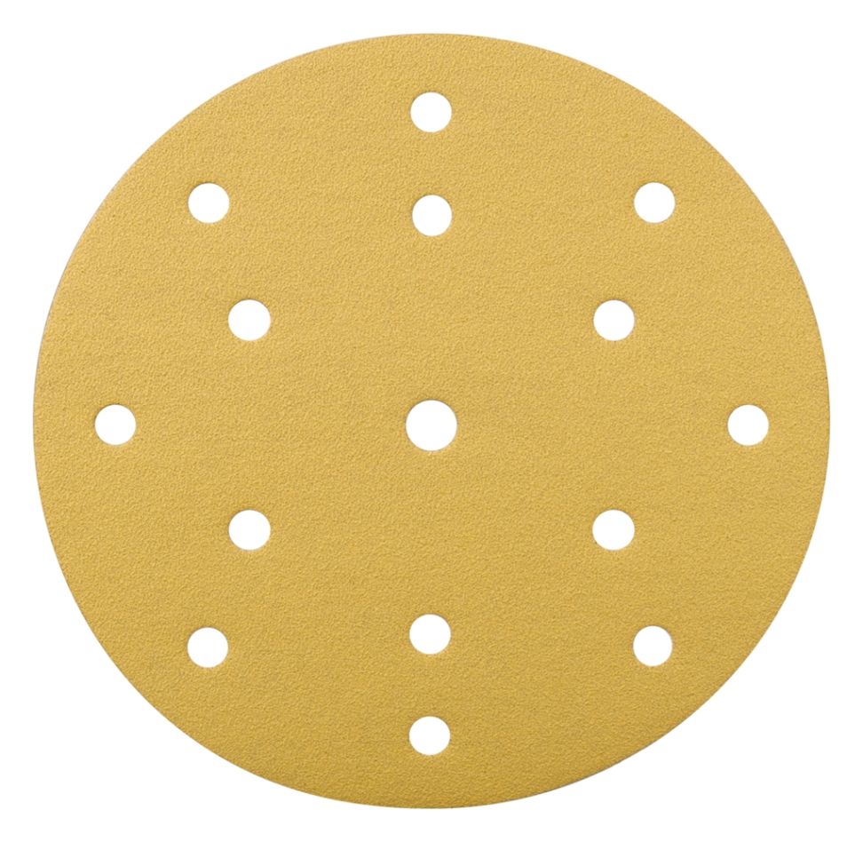 Makita Accessoires B-39344 Disque de ponçage K120 150mm jaune 100 pièces