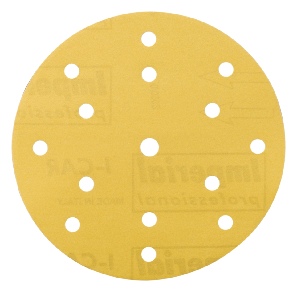 Makita Accessoires B-39394 Disque de ponçage K500 150mm jaune 100 pièces