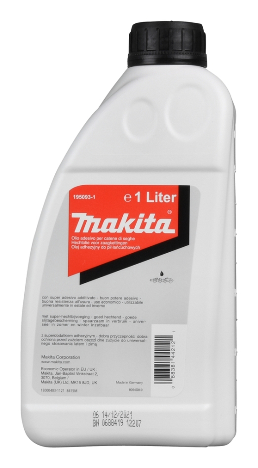 Makita Accessoires 195093-1 Huile pour tronçonneuse 1 ltr.