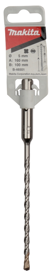 Makita Accessoires B-46501 P2S SDS-PLUS foret 5x160mm