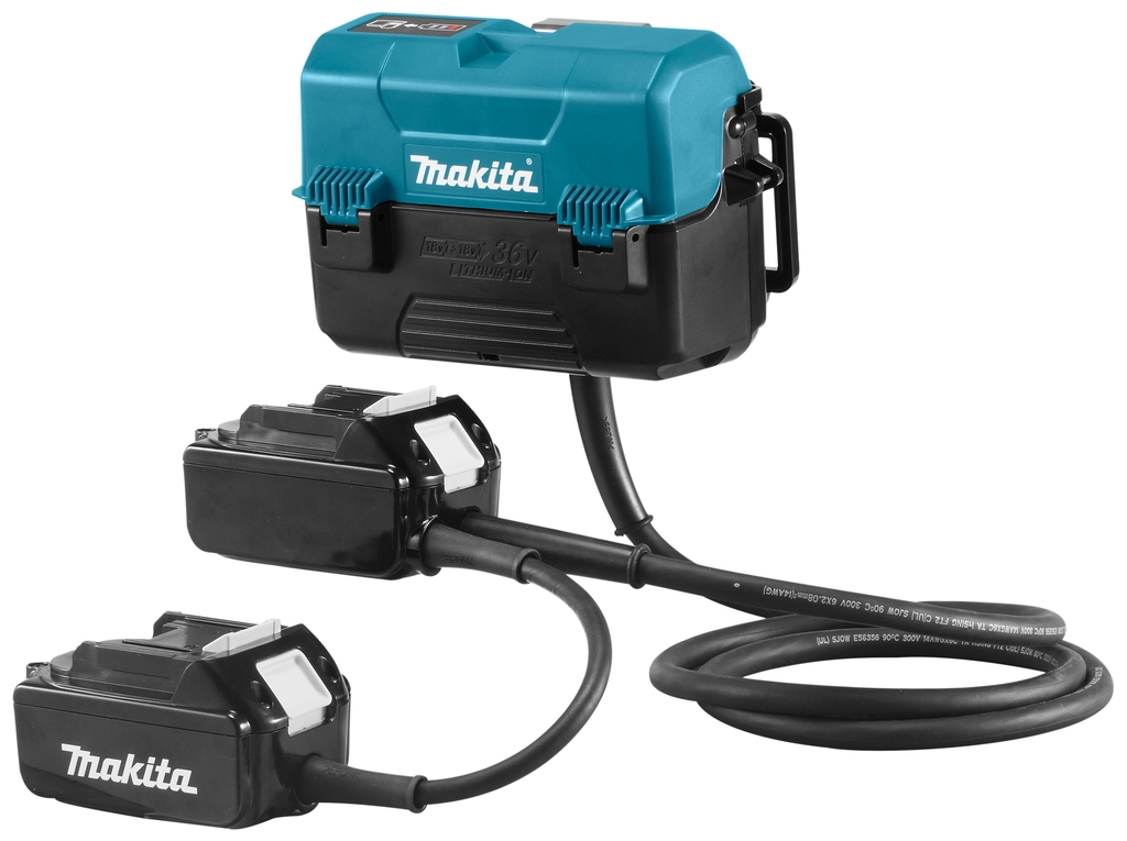 Makita Accessoires 197580-6 BAP182 Adaptateur de transport pour 2 batteries 18V