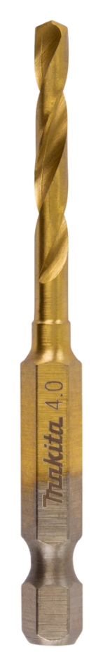 Makita Accessoires B-50924 Forets courts à métaux HSS-Tin d''étain 4.0x71mm