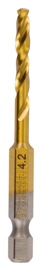 Makita Accessoires B-50930 Forets courts à métaux HSS-Tin d''étain 4,2x71mm