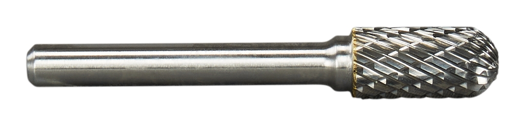 Makita Accessoires B-52750 Fraise HM 6mm cylindrique à tête ronde pour acier inoxydable et métal