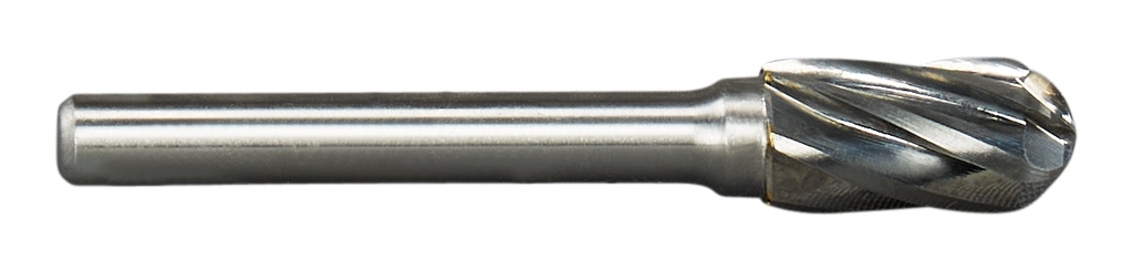 Makita Accessoires B-52766 Fraise HM 6mm cylindrique à tête ronde pour aluminium