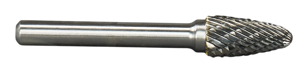 Makita Accessoires B-52788 Fraise HM 6mm Arc avec tête ronde pour acier inoxydable