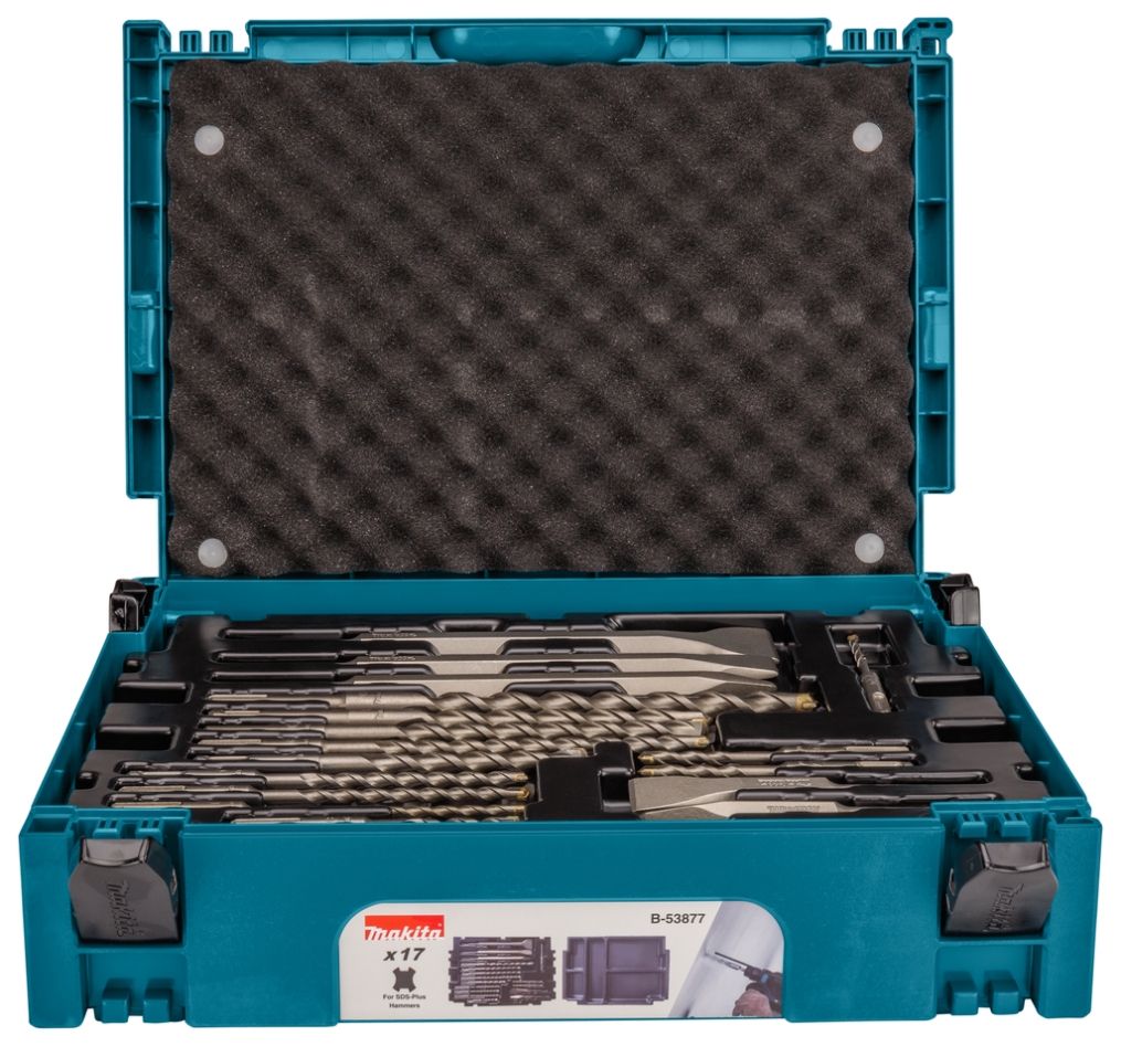 Makita Accessoires B-53877 Jeu de forets/perceuses SDS-PLUS 17 pièces dans Mbox1