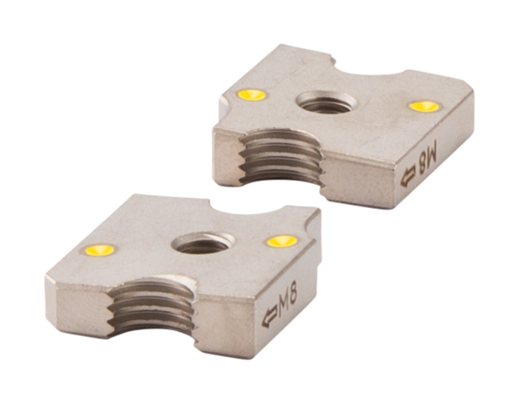 Makita Accessoires 199085-2 Jeu de couteaux M8 en acier et acier inoxydable pour le coupe-fil DSC102