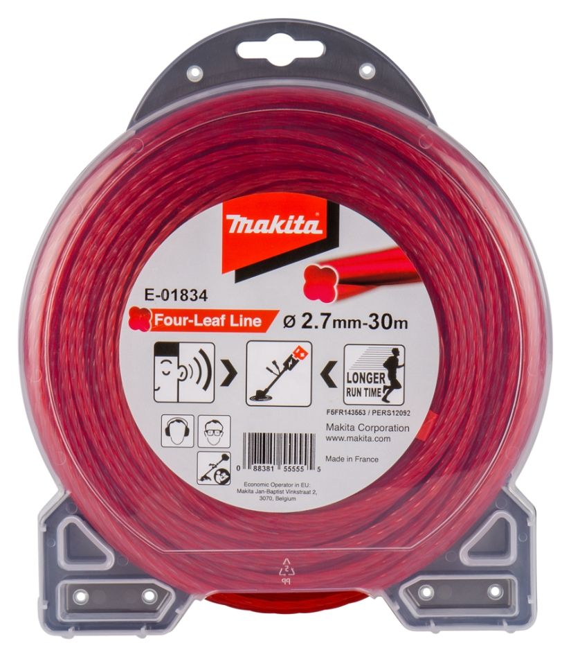 Makita Accessoires E-01834 Fil de terre 2,7 x 30 mtr rood