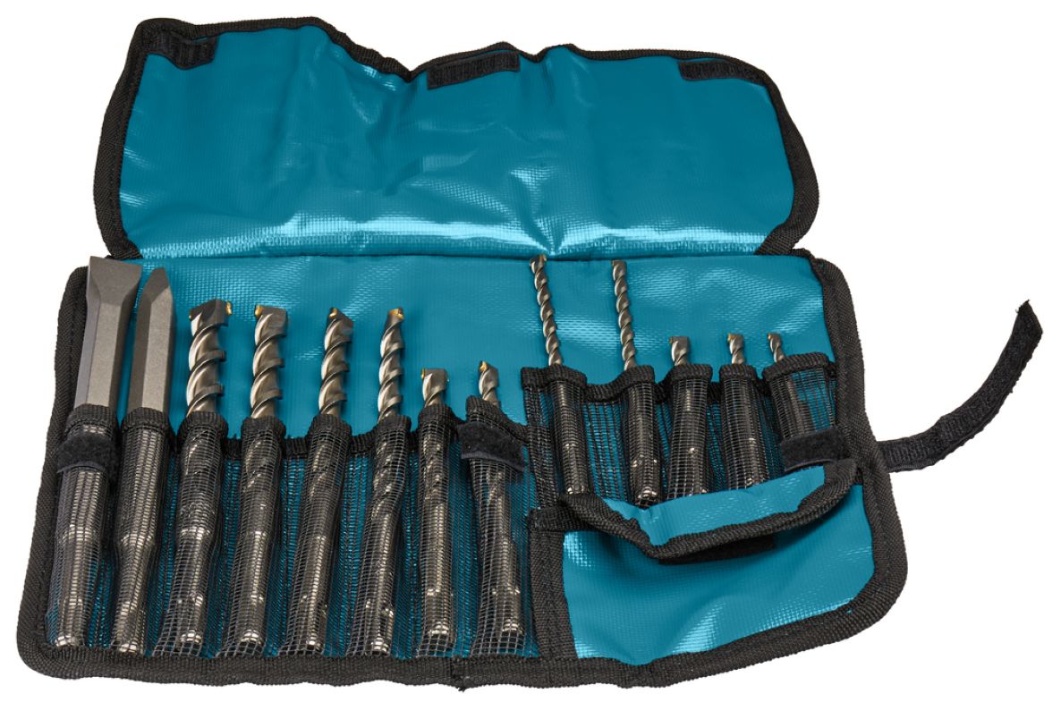 Makita Accessoires D-70895 B2S : Jeu de forets et burins à béton 13 pièces