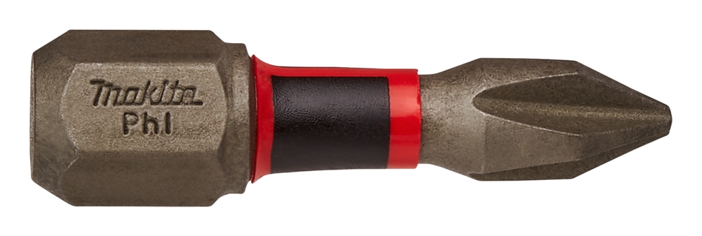 Makita Accessoires E-03121 Embout de clé à chocs PH1x25mm XTT Impact Premier Par 2 Pièces