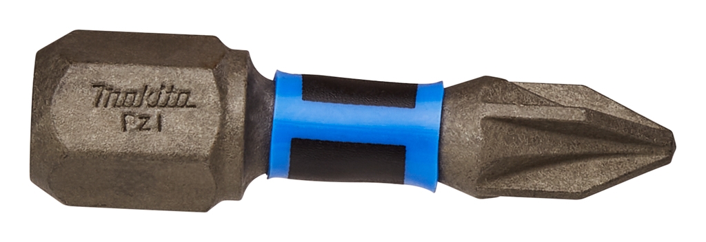 Makita Accessoires E-03165 Embout de tournevis à chocs PZ1x25mm XTT Impact Premier Par 2 Pièces
