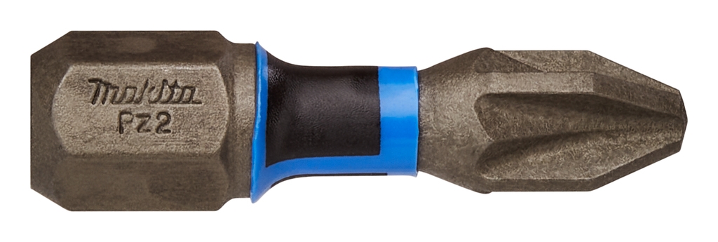 Makita Accessoires E-03171 Embout de vis à choc PZ2x25mm XTT Impact Premier Par 2 Pièces