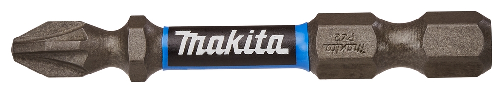 Makita Accessoires E-03305 Embout de tournevis à chocs PZ2x50mm XTT Impact Premier Par 2 Pièces