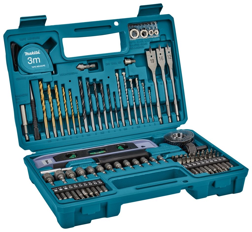 Makita Accessoires E-10730 Jeu d'embouts de perçage et de vissage 102 pièces