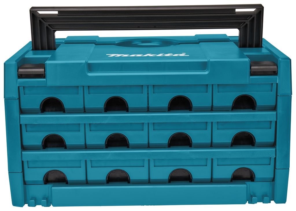 Makita Accessoires P-84327 Coffret de transport MAKSTOR nr.3-12 12 petits tiroirs