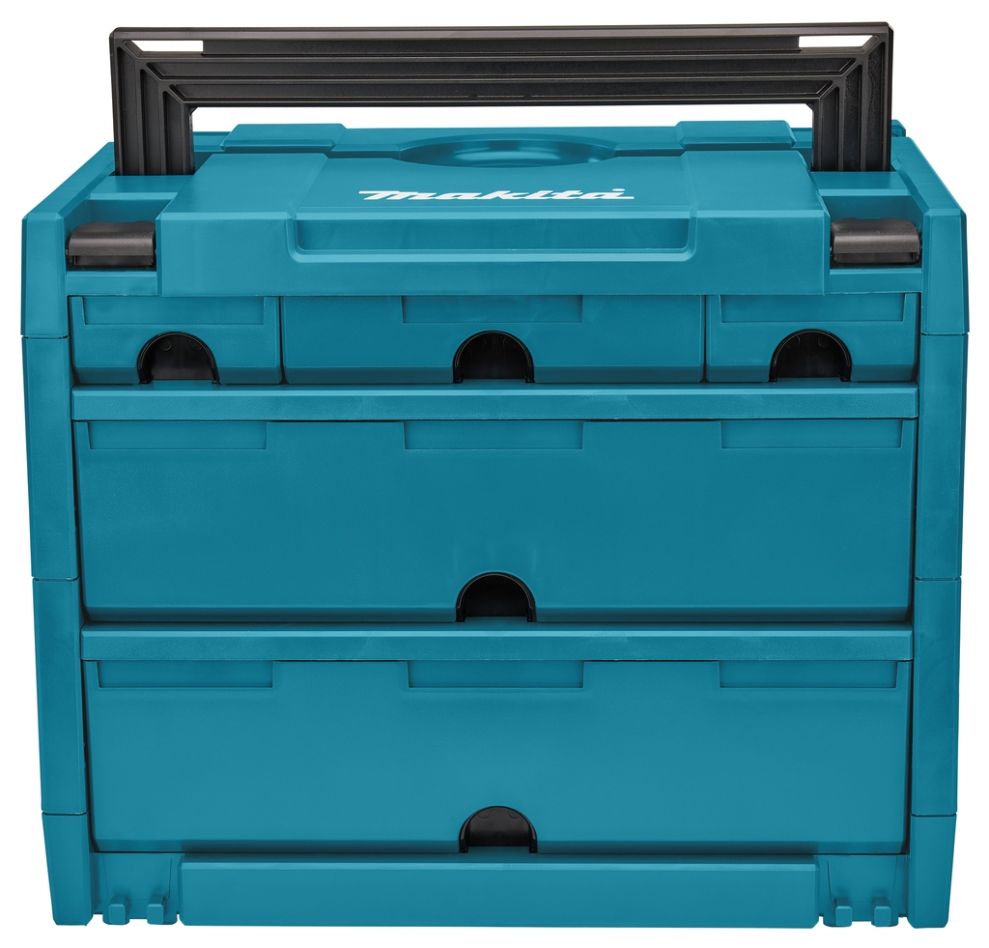 Makita Accessoires P-84349 Coffret de transport MAKSTOR nr.4-5 5 tiroirs (2 grands / 2 petits / 1 moyen)