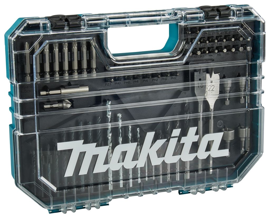 Makita Accessoires E-15126 Jeu d'embouts de perçage et de vissage de 75 pièces