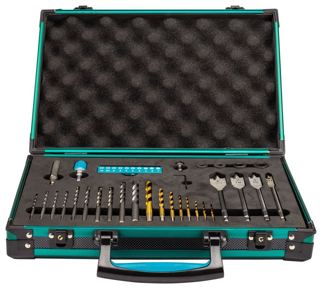 Makita Accessoires P-90255 Jeu de mèches pour perceuse/visseuse 40 pièces