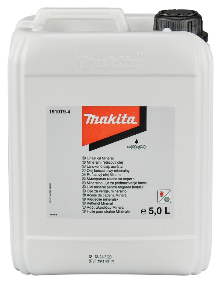 Makita Accessoires 1910T9-4 Huile pour tronçonneuse 5 ltr.