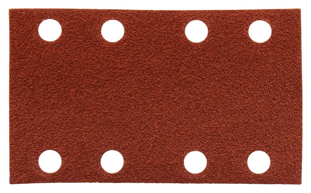Makita Accessoires P-42195 feuille abrasive 80x133 mm Grain 80 RED 10 pcs.