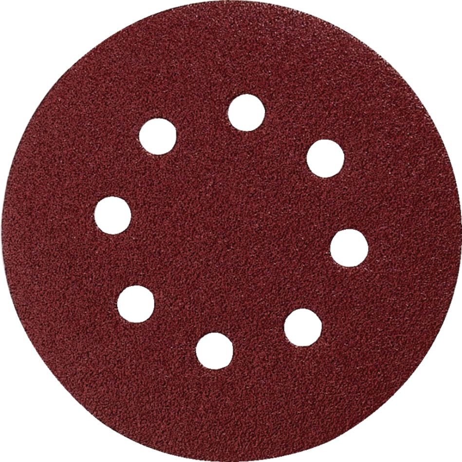 Makita Accessoires P-43533 Disque abrasif 125 mm Grain 40 Rouge 10 pcs.