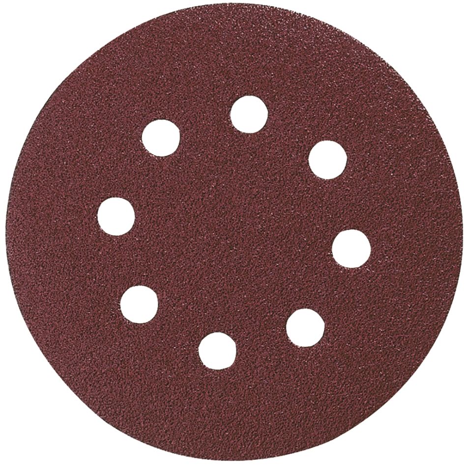 Makita Accessoires P-43561 Disque abrasif 125 mm Grain 100 Rouge 10 pcs.