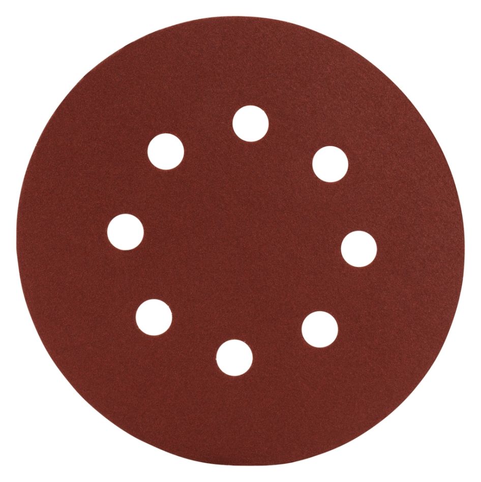 Makita Accessoires P-43583 Disque abrasif 125 mm Grain 180 Rouge 10 pcs.