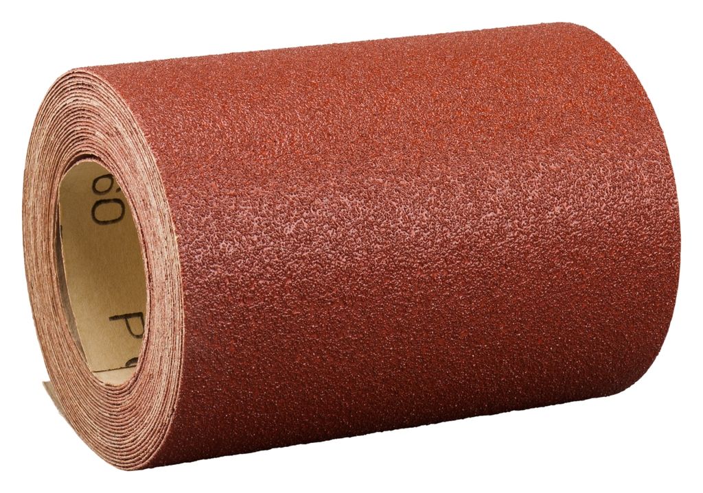 Makita Accessoires P-38118 Rouleau de papier de verre 120mm x 5 mtr. Grain 60 ROUGE